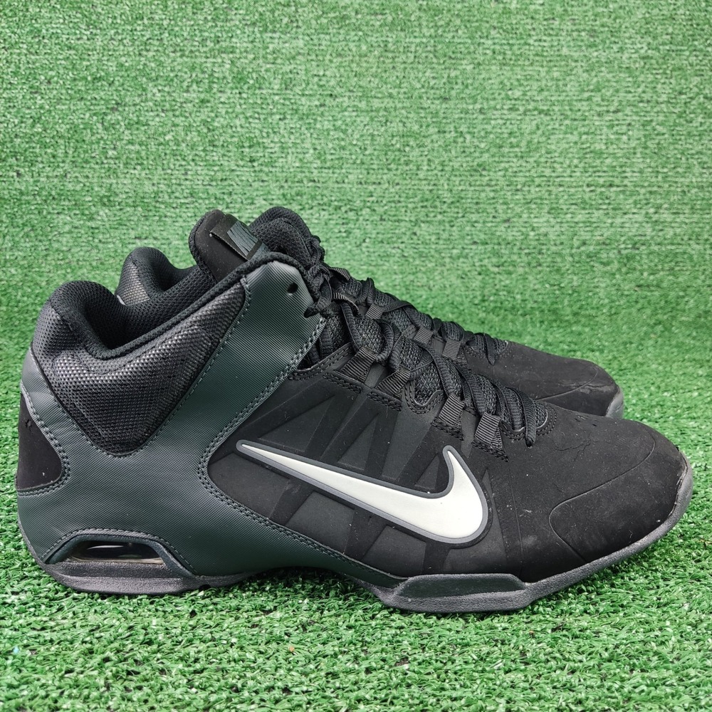 Nike Basketball Shoes Mens 11.5 Black Air Visi Pro 4 599569-001 High Top Sneaker